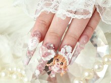 痛ネイル/3d/オーダーペイント/盛り放題15800円＋オーダー料金