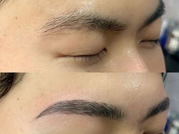 スタジオテーラーシックス(STUDIO TAILORSIX)の写真/【メンズ必見!眉ケアSET】HBL+美眉スタイリングwax+眉メイク】ご新規様¥5,500/次回予約で¥500OFF☆
