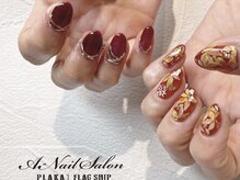エーネイルサロン プラーカ本店(A-Nail Salon)/秋カラー×マグネット
