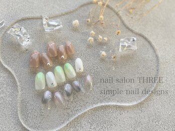 スリー(THREE)/【7月シンプル定額デザイン】