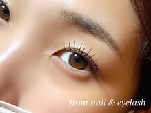 フロムネイルアンドアイラッシュ 神戸三宮(from nail&eyelash)/フラットラッシュ　100本＊　