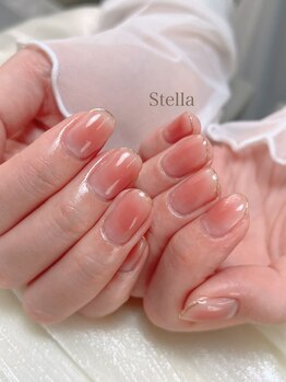 ステラ 佐賀(Stella)の写真/ちゅるんとカラーでかわいい手元を演出◎日常でも映える好印象ネイルに♪自爪に優しいパラジェル◎