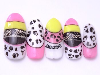 ネイリックス 栄ガスビル(NAILX)/タッキー☆柄ネイル☆