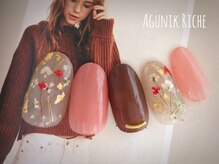 アグニークリッシェ(Agunik Riche)/【押し花ネイル】