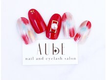 オーブ(AUBE)/3月マンスリーネイル9180円