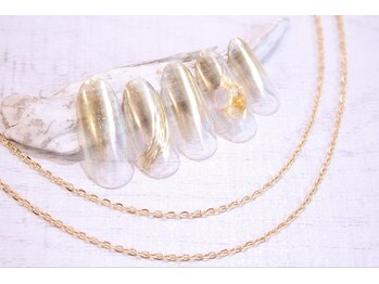 ラルネイル 大宮(Lull. nail)/＊クリア＊GOLDミラー＊