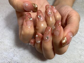 ディルガ ワッセ店(Dilga)/ミラーフレンチネイル