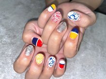 ネイル アン 倉敷駅前店(Nail Ann)/うらじゃの衣装に合わせて♪