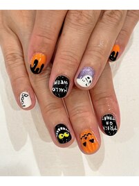 ハロウィンネイル