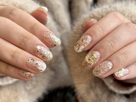 クリスマスデザインネイル