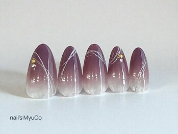 ネイルズミューコ 四谷三丁目店(nail’s MyuCo)/【Quiet Azuki】