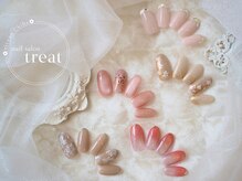 トリート(treat)/卒業/入学式に♪上品ネイル