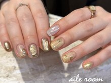 エールルーム 中目黒(aileroom)/春のイエローネイル