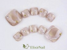 エリクサーネイル 新宿3丁目(Elixir Nail)/フット やり放題/クーポン使用