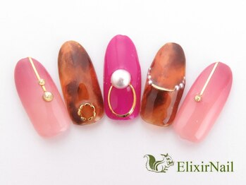 エリクサーネイル 五反田(Elixir Nail)/定額b カジュアル/クーポン使用