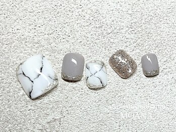 モアナ なんば店(MOANA)/フット☆大理石ネイル