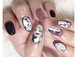ヒロアカ　痛ネイル時間内アート