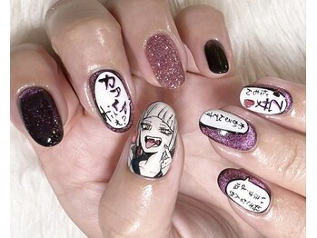 キュアエヌ(cure.n)/ヒロアカ　痛ネイル時間内アート