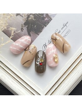 セプトネイル 函館店(SEPT NAIL)/2月大人可愛いサンプル　6930円