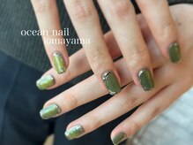 オーシャンネイル 金山店(Ocean Nail)/#マグネット×ミラーネイル