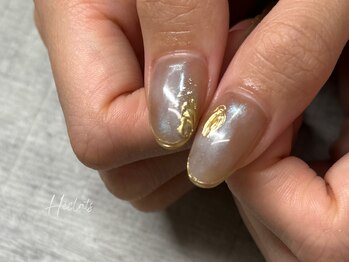 エクラス 銀座(Heclats)/ニュアンスネイル/ベージュ