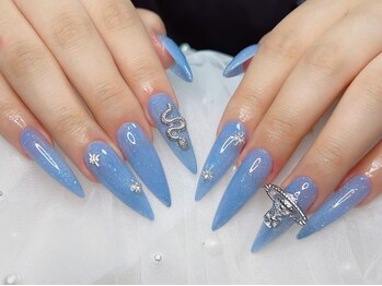 サムズアップネイル(thumbs up nail)の写真/スカルプ長さ出しやり放題メニューあり☆短い爪がコンプレックス、スカルプ初めての方にも◎