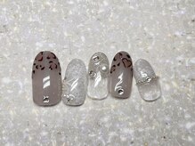 アルク バイ ネオリーブ 荻窪店(arc by neolive)/10月定額/レオパードネイル