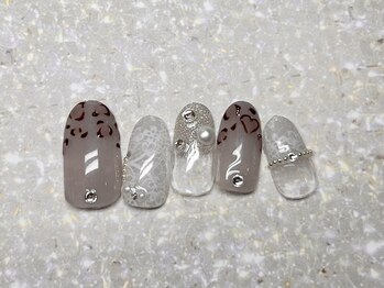 アルク バイ ネオリーブ 荻窪店(arc by neolive)/10月定額/レオパードネイル