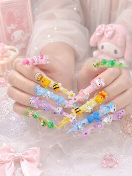 HOT Nail Salon【ホット】≪長さだし|持ち込み|フィルイン|パラジェル|新大久保≫の写真/最新トレンドデザインから定番まで☆豊富なパーツ×カラーで、あなたの魅力を引き出すとっておきの指先に♪