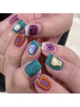 レイネイル アンド レイアイ 長嶺店(RAY NAIL & ray eye)/プクプクアート