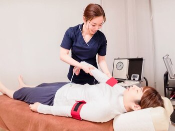 南千里ラクスマイル整体院/KENZOまん（上半身）です