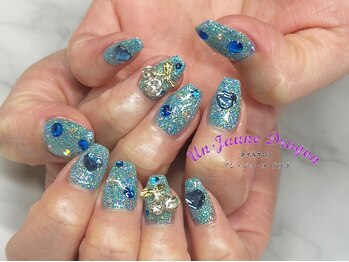 アン ジョーヌドラゴ/【自爪ネイル】ブルーネイル