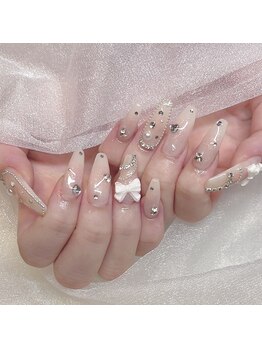 モカ 心斎橋(moca by Lee)/【Aina】チークネイル