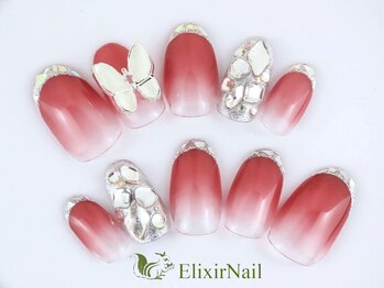 エリクサーネイル 神田(Elixir Nail)/ハンドやり放題/クーポン使用
