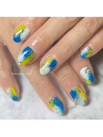 定額塗りかけニュアンスネイル