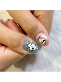 LINEキャラクターのキャラネイル