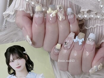 リンドネイル バイ モカ アンド ララ(Lind nail by moca and LaLa)/【mio】ガーリー/概念ネイル