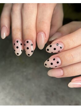 ニコネイル 渋谷店(NICO nail)/水玉　ドット《90分アート》