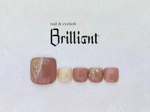 ネイルアンドまつげエクステのお店 ブリリアント 草加(Brilliant)/Foot 　定額9900円コース