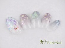 エリクサーネイル 神田(Elixir Nail)/ハンドやり放題/クーポン使用
