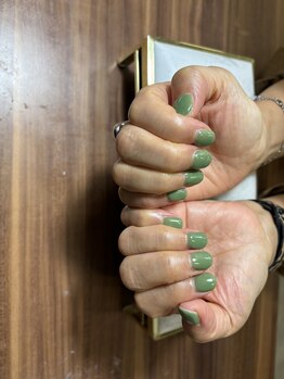 エーナイン イオンモール苫小牧店/秋色ネイル