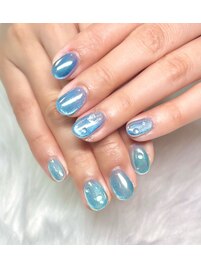これからの時期に！水滴ネイル♪