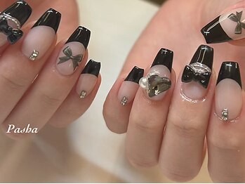 パシャ(Pasha)の写真/マグネットやオーロラ、キラキラパーツの種類も豊富にご用意！もちろんつけ放題♪最新トレンドデザインに☆