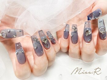 ミスアール ナカツ(Miss:R Nakatsu)の写真/指を長く綺麗に見せたい方に大人気☆【チップ長さ出し1本300円】パラジェル使用♪長さ出しで美しい指先へ！