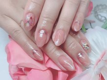 ハーティー(Hearty)/ミラーネイル＋ギャラクシー