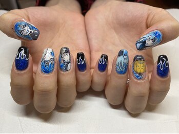 ネイルサロン ブリリアント(Nail Salon Brilliant)/アート4＋キャラネイル6