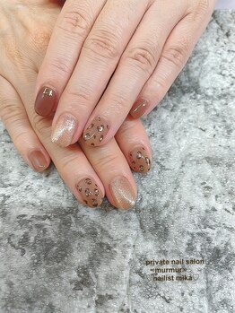 プライベート ネイルサロン マーマ(murmur)/レオパードネイル