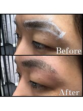 眉毛男子 新宿店/キリッとスッキリ  before/after