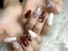 プリュム(plume)/ツイードネイル