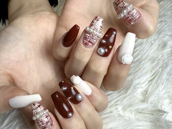 プリュム(plume)/ツイードネイル